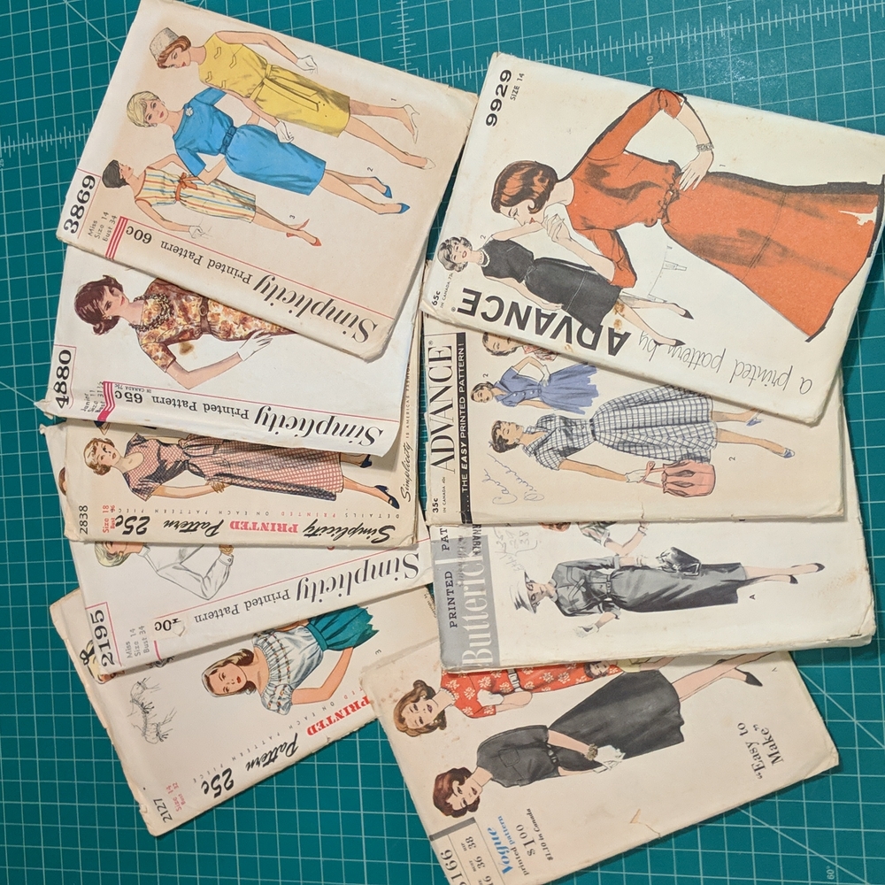Vintage sewing patterns